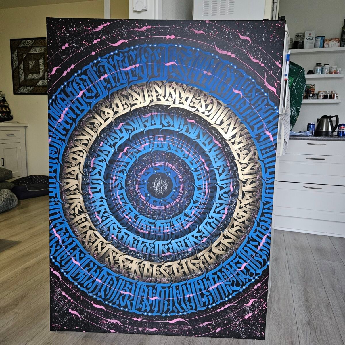 Cyberpunk calligraffiti - 140*100cm