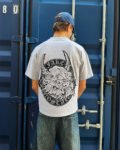Oni Print- Boxy Heather Gray T-shirt