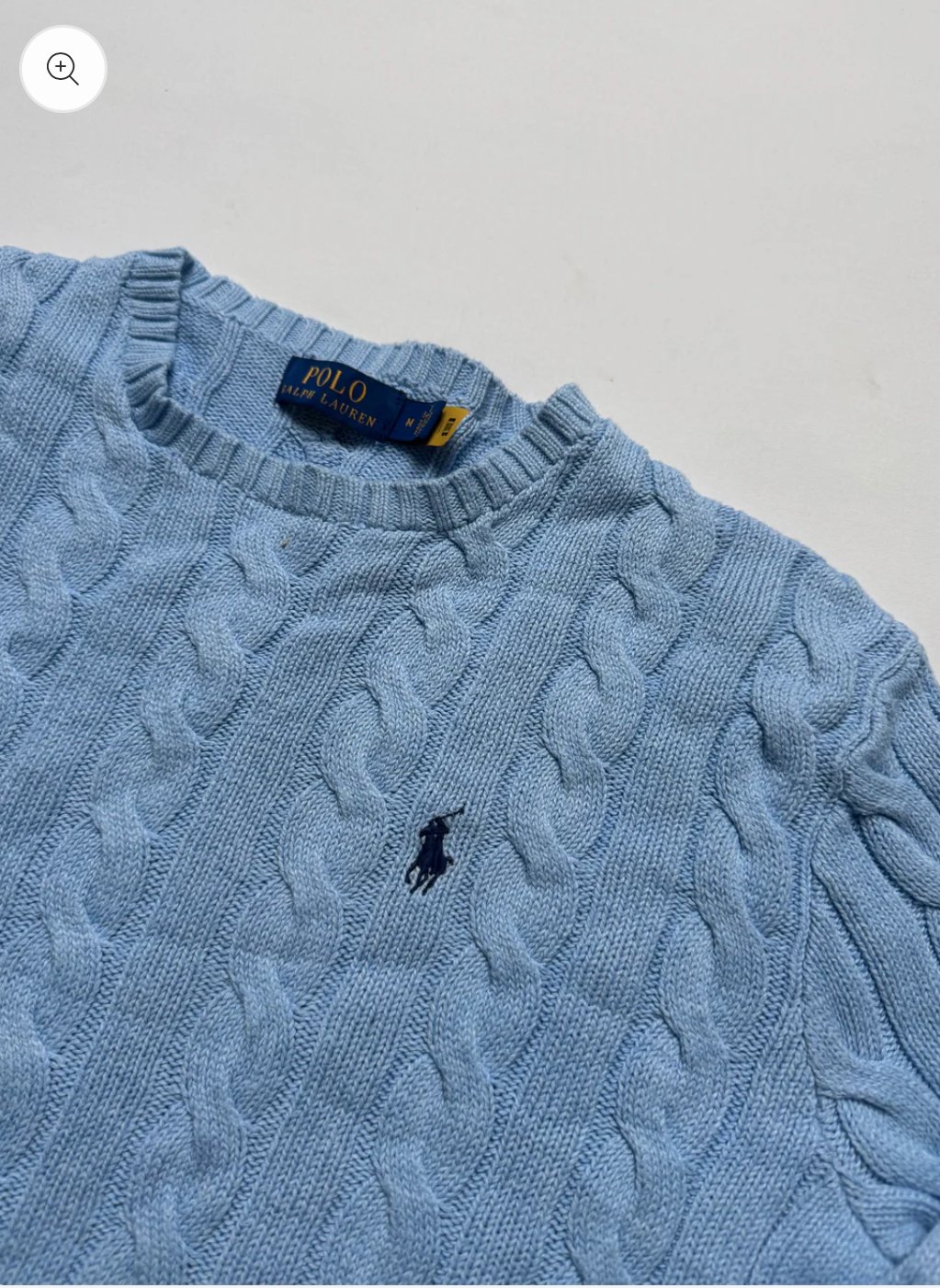 RALPH LAUREN CABLE KNIT (M)