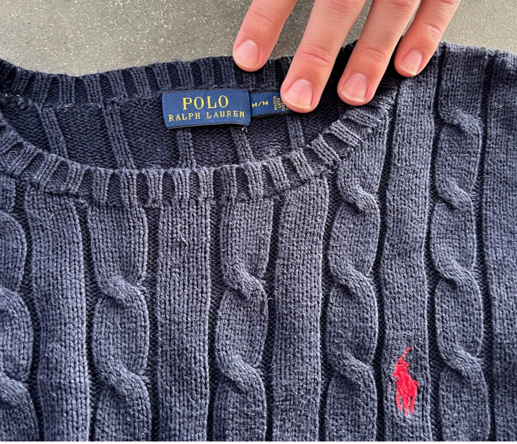 Ralph Lauren cable knit ‘M’