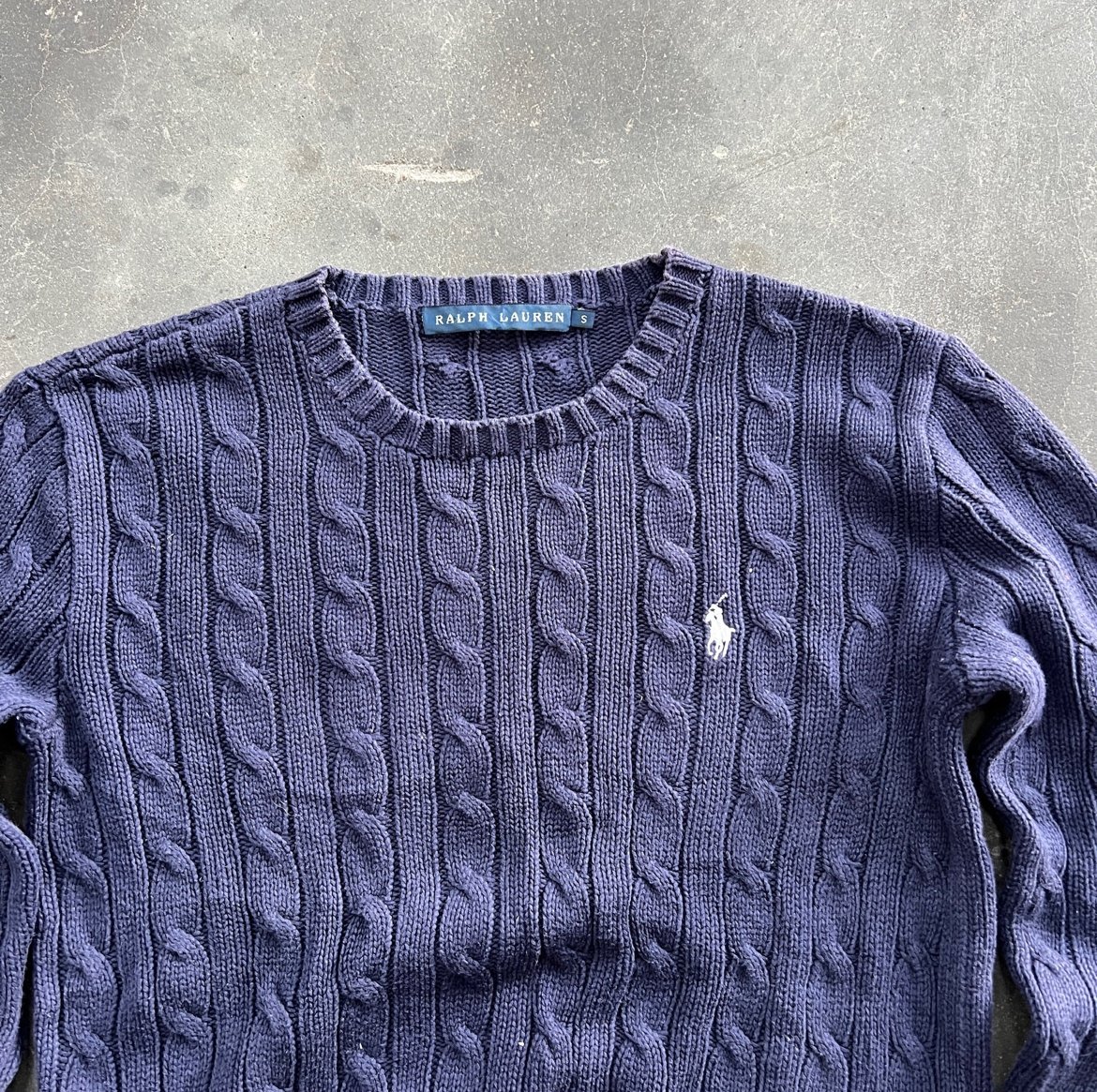Ralph Lauren cable knit ‘S’