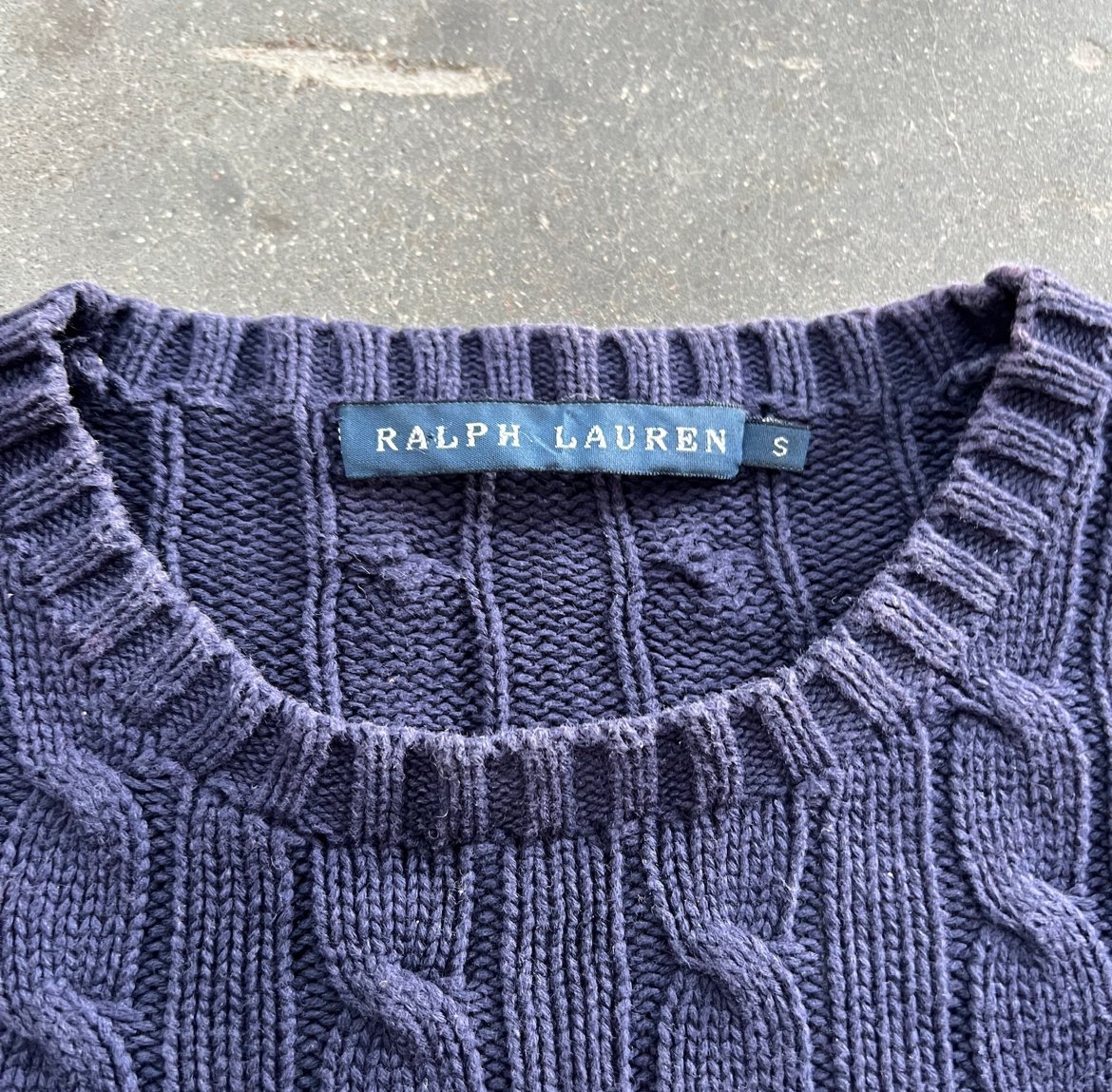 Ralph Lauren cable knit ‘S’