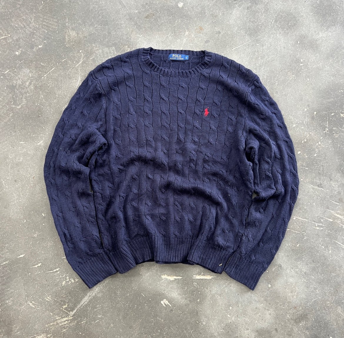 Ralph Lauren cable knit ‘L’