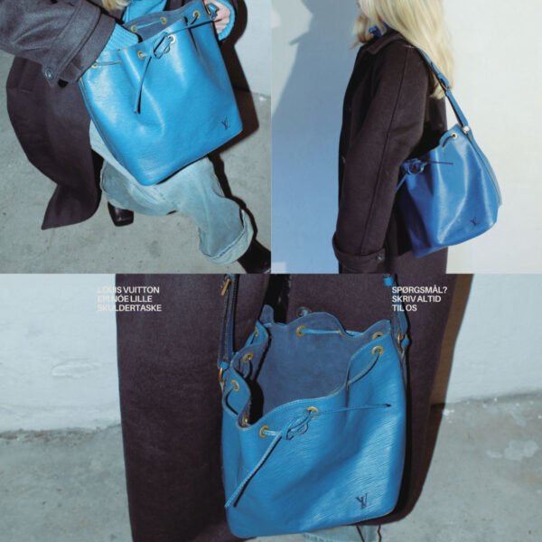 Louis Vuitton Epi Nóe Blue Leather - Handbag
