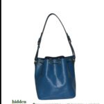 Louis Vuitton Epi Nóe Blue Leather - Handbag