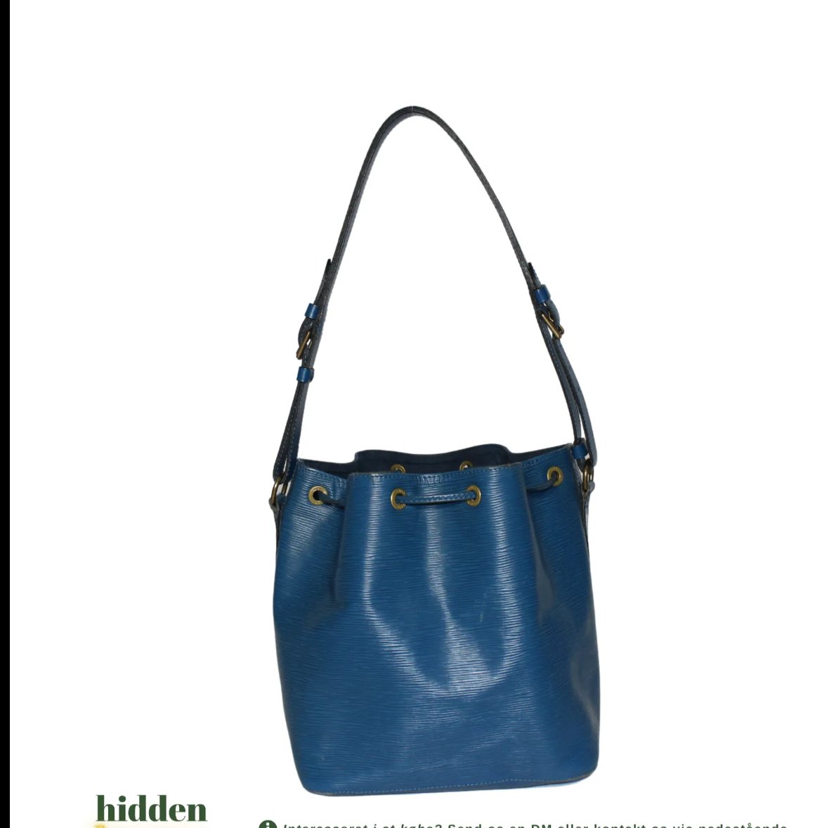 Louis Vuitton Epi Nóe Blue Leather - Handbag