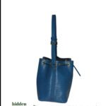 Louis Vuitton Epi Nóe Blue Leather - Handbag