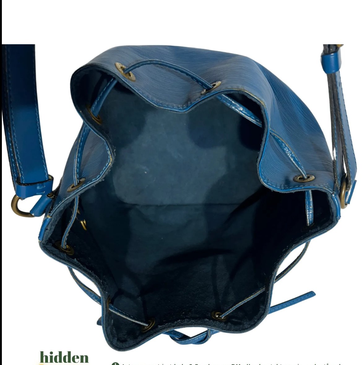 Louis Vuitton Epi Nóe Blue Leather - Handbag