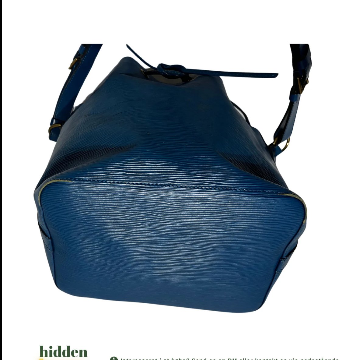 Louis Vuitton Epi Nóe Blue Leather - Handbag