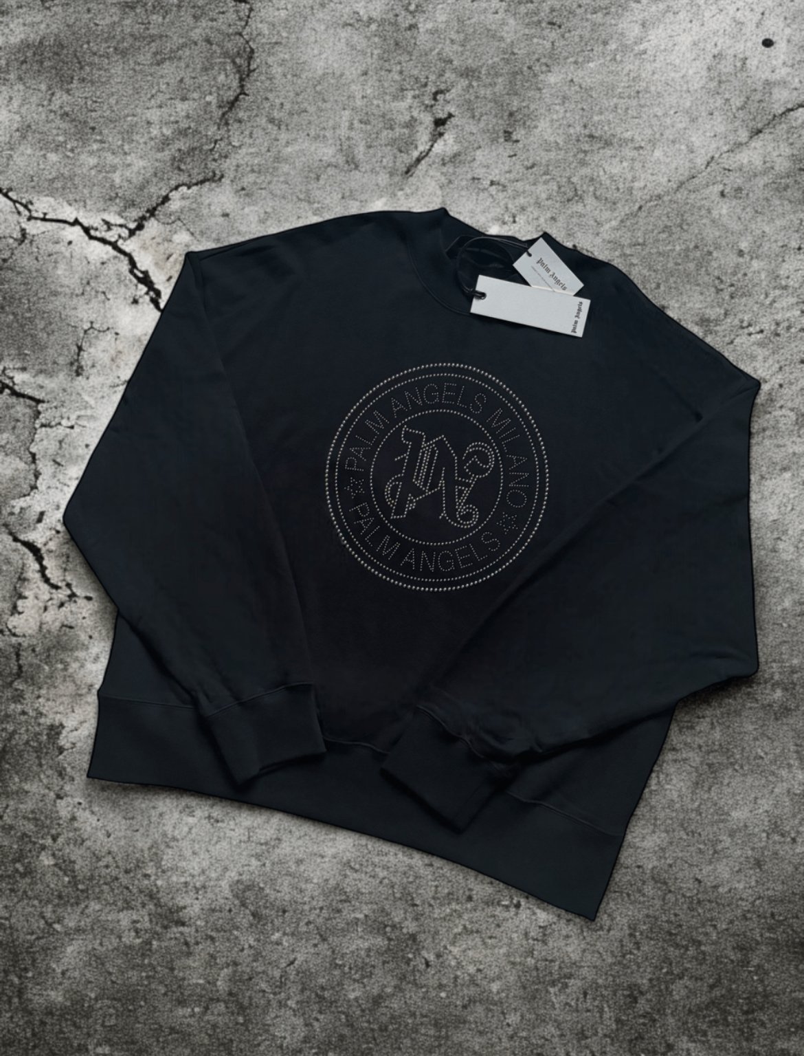 Palm Angels Milano Stud Sweatshirt, L