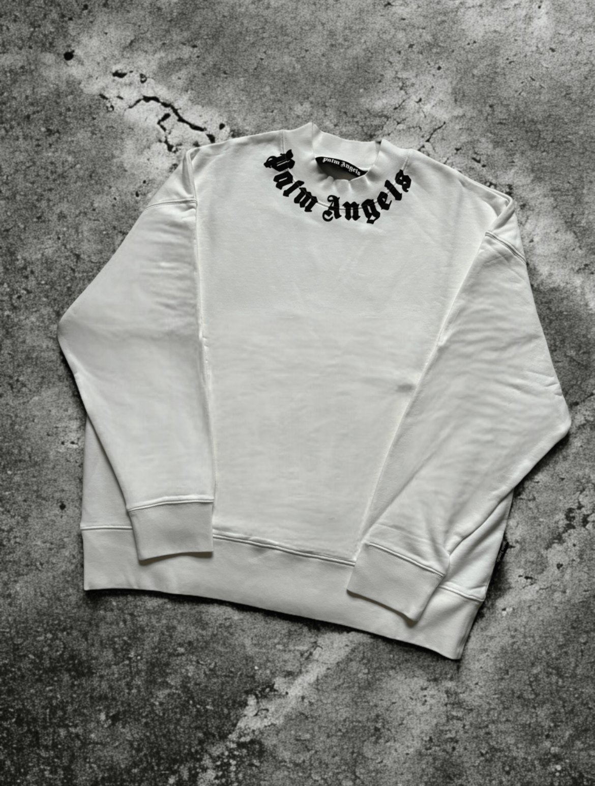 Palm Angels Logo Collar Sweatshirt, XL