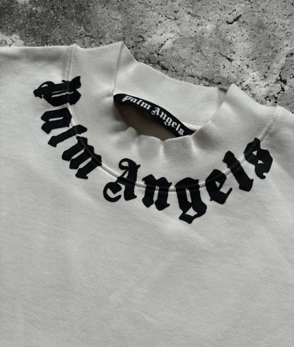 Palm Angels Logo Collar Sweatshirt, XL