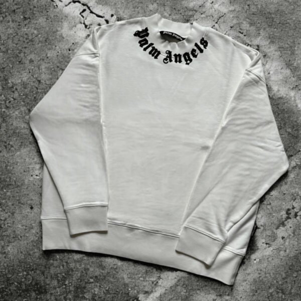 Palm Angels Logo Collar Sweatshirt, M