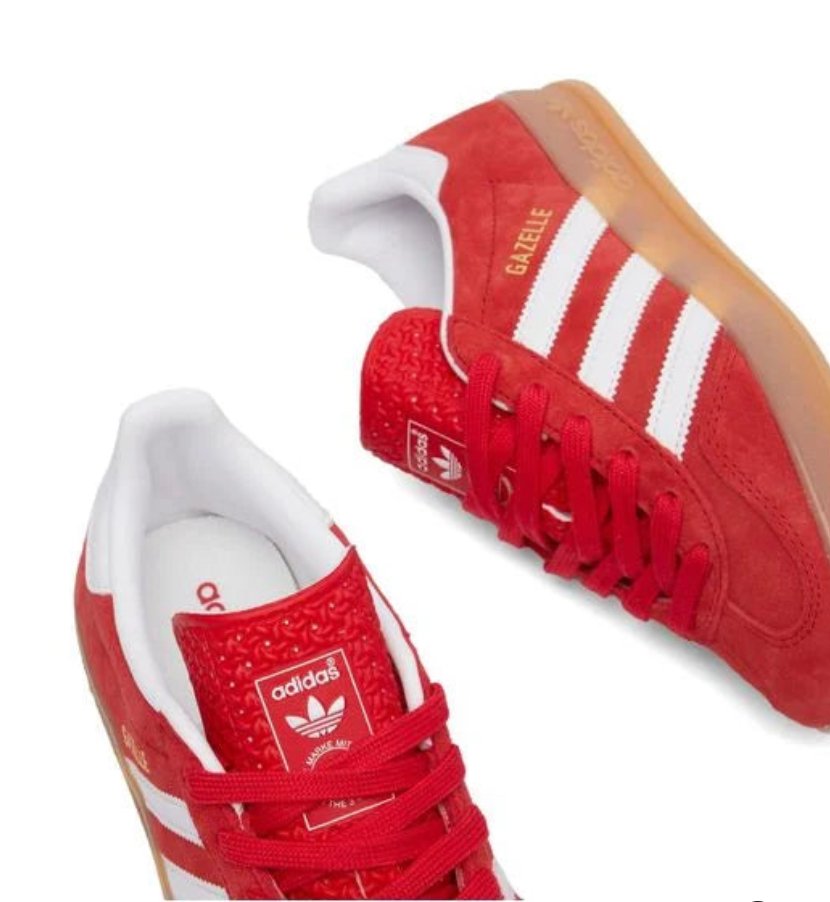 Adidas Gazelle indoor “Better Scarlet White Gum”