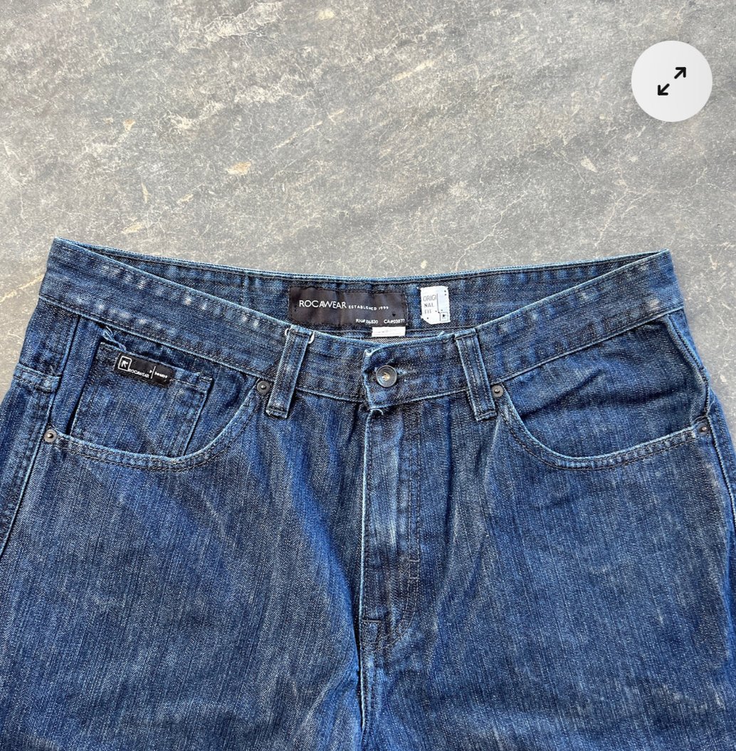 Rocawear jorts ‘W38’