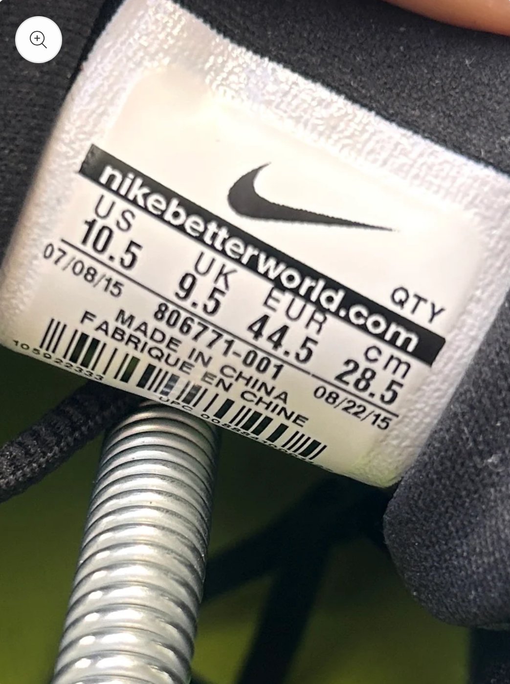 AIR MAX 2016 “BLACK DARK GREY” 44,5EU