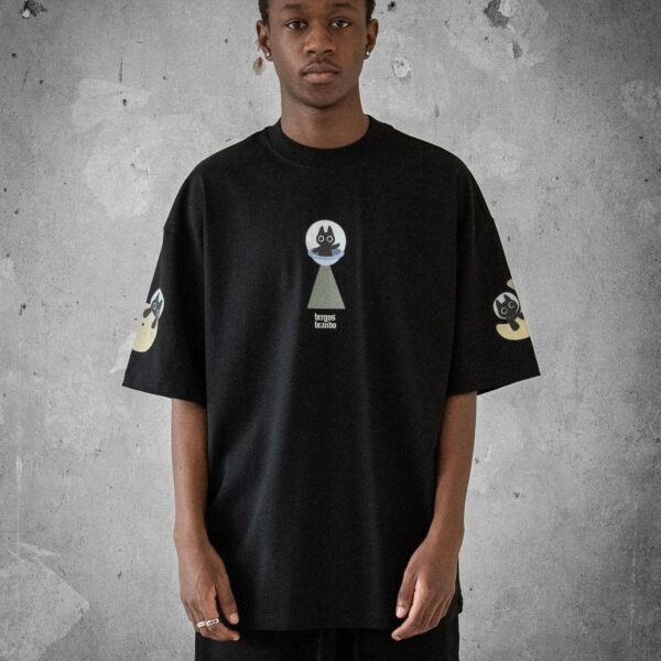 Space Cat | Boxy fit Men's T-Shirt
