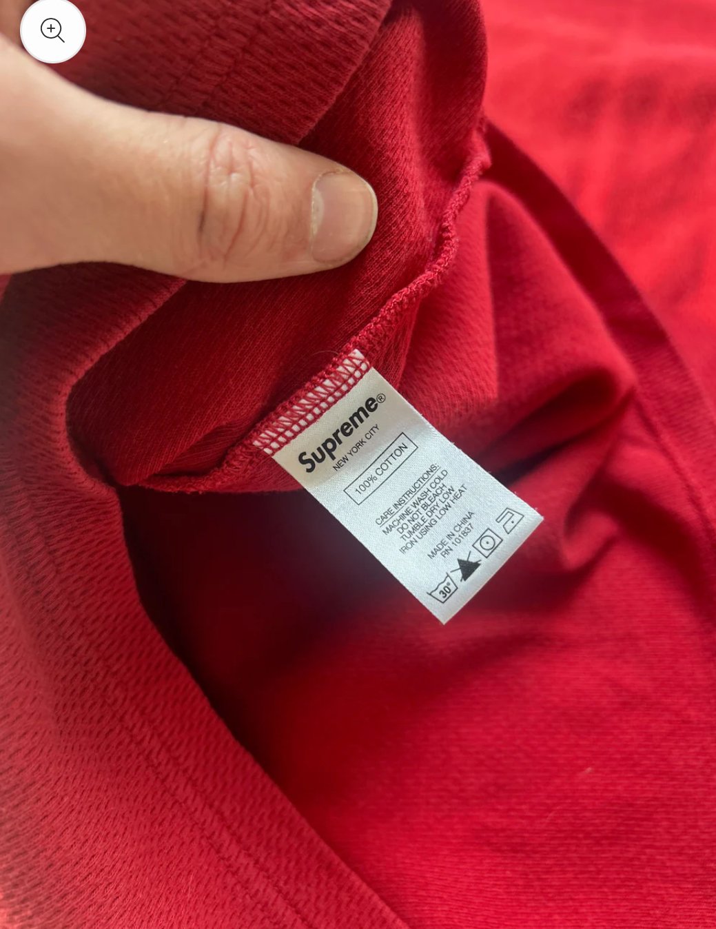 SUPREME CHEST STRIPE TEE (M)