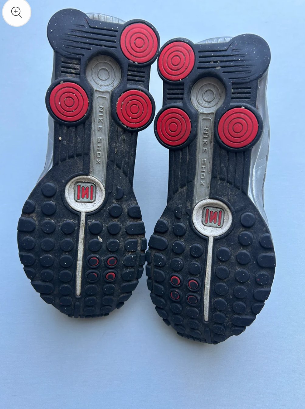NIKE SHOX R4 “SILVER/RED” 38,5EU