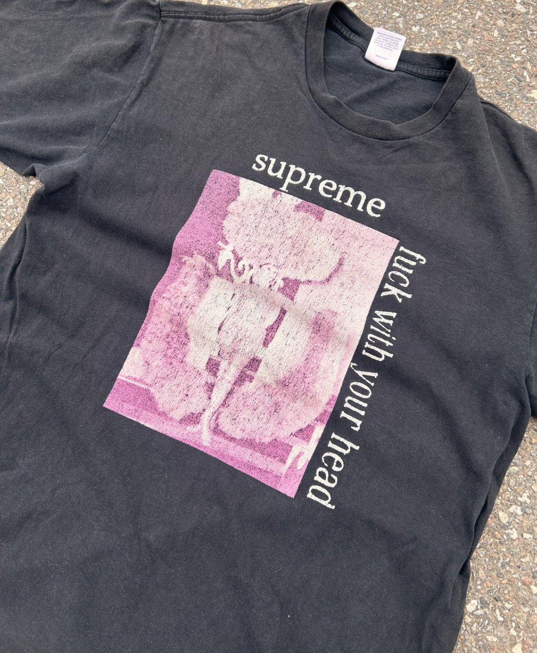 SUPREME “FUCK WITH YOUR HEAD” TEE (M)