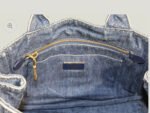 Preloved | PRADA Denim Canapa Totebag med Guld Hardware (Small)