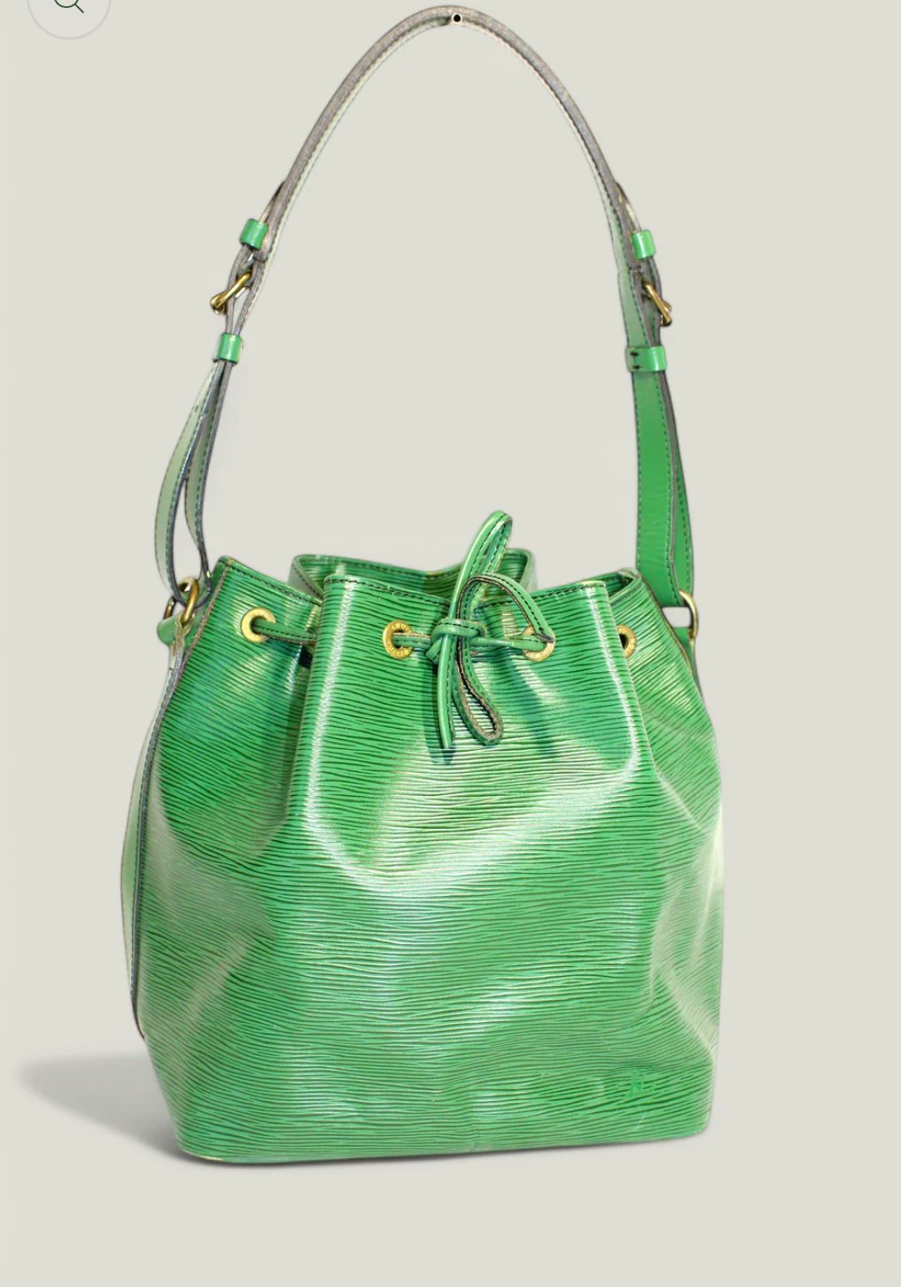 Preloved | LOUIS VUITTON Petit Noé Skuldertaske i Grøn Epi-læder (Lille)