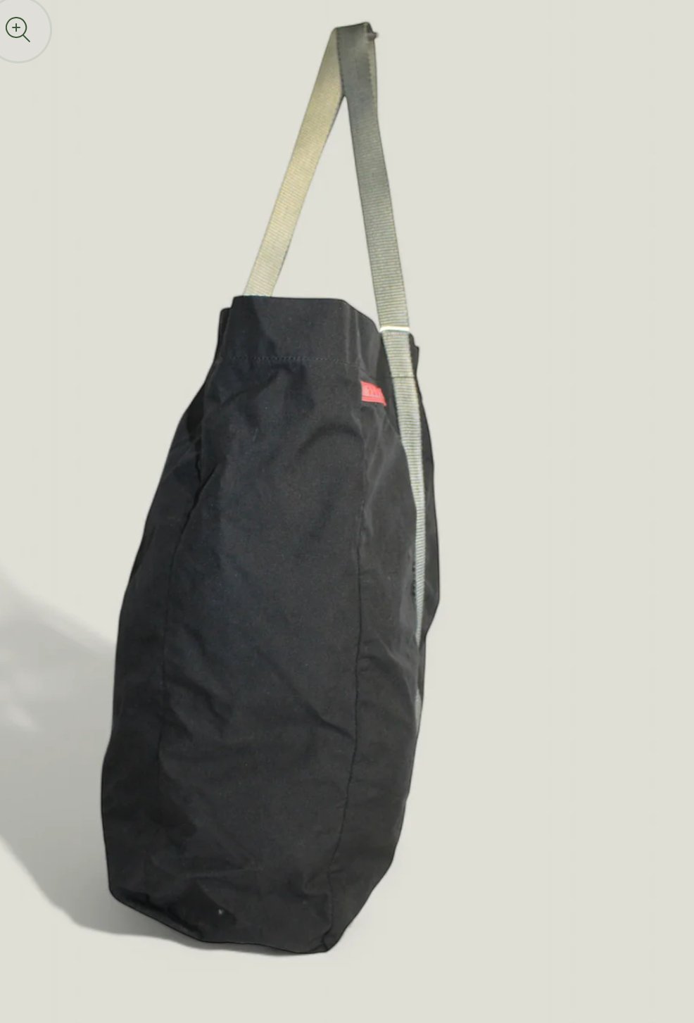Preloved | PRADA Sport Totebag i Sort Nylon med Grå Remme