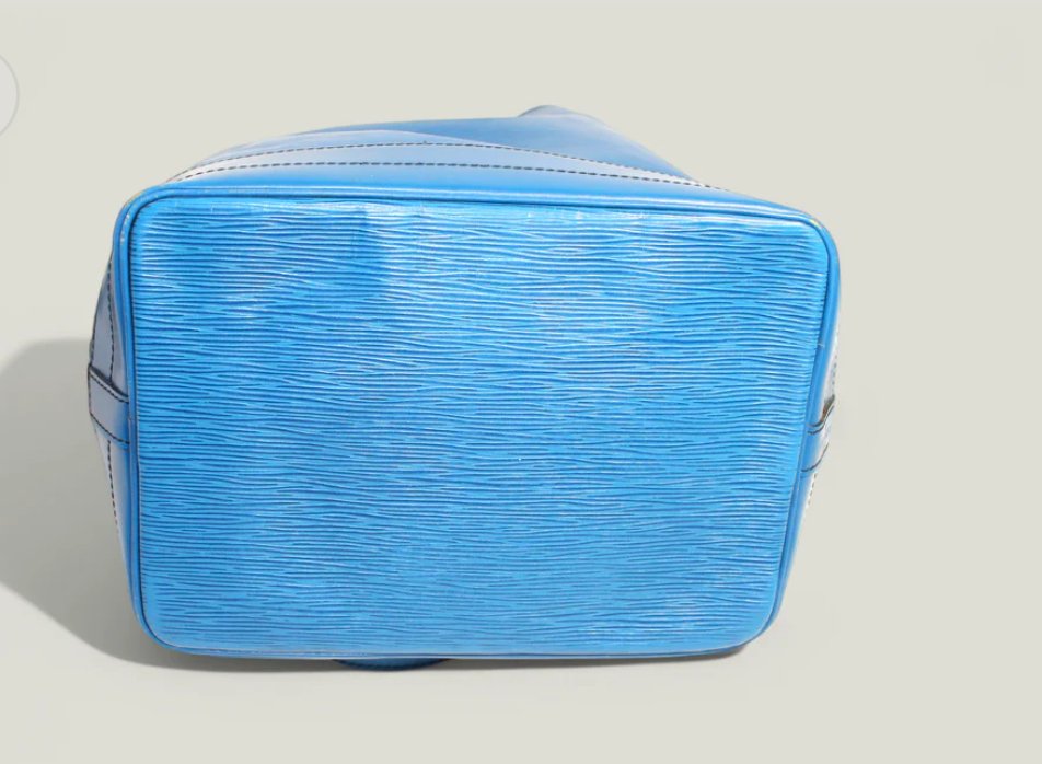 Preloved | LOUIS VUITTON Noé Skuldertaske i Blå Epi-læder (Stor)