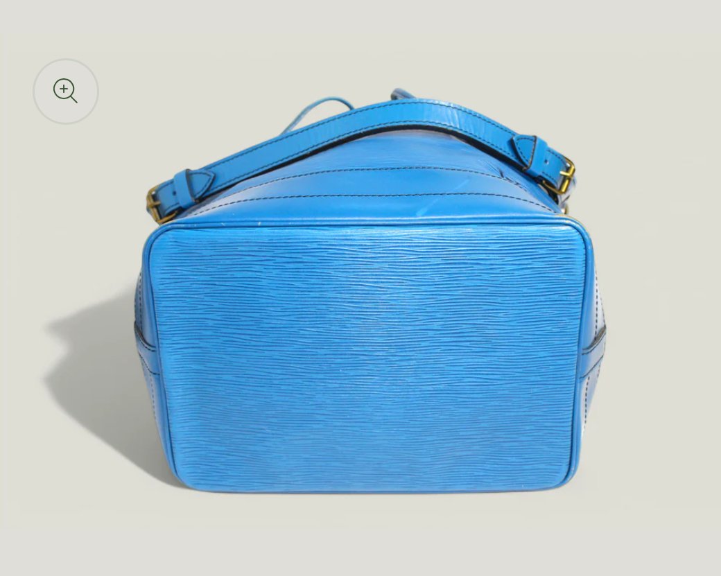 Preloved | LOUIS VUITTON Noé Skuldertaske i Blå Epi-læder (Stor)