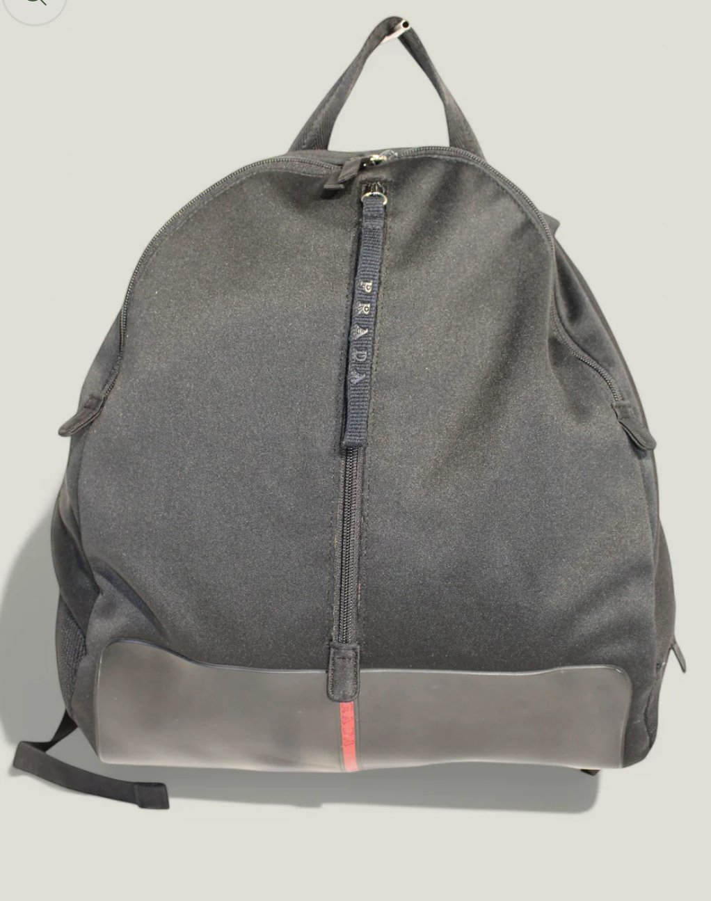 Preloved | PRADA Sport Rygsæk i Sort Nylon – Macbook- & Studievenlig