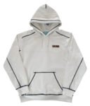SAUNA WHITE STITCH HOODIE (S)