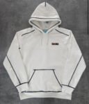 SAUNA WHITE STITCH HOODIE (S)