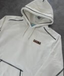 SAUNA WHITE STITCH HOODIE (S)