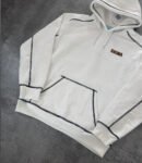 SAUNA WHITE STITCH HOODIE (S)