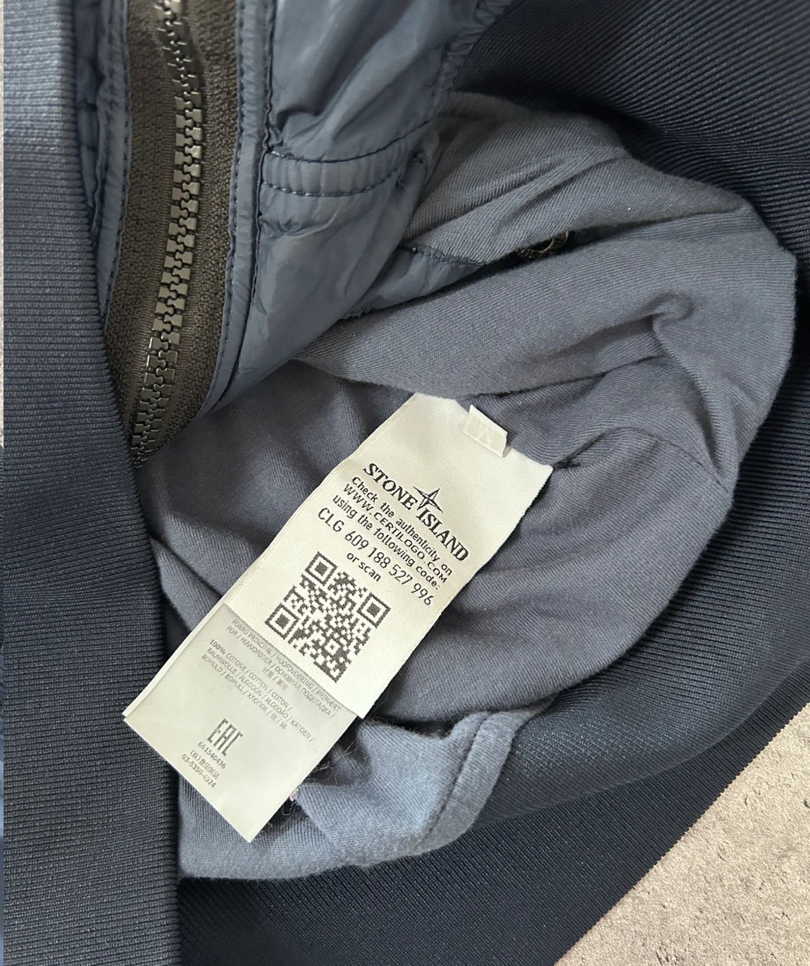 STONE ISLAND NYLON BOMBERJACKET (S)