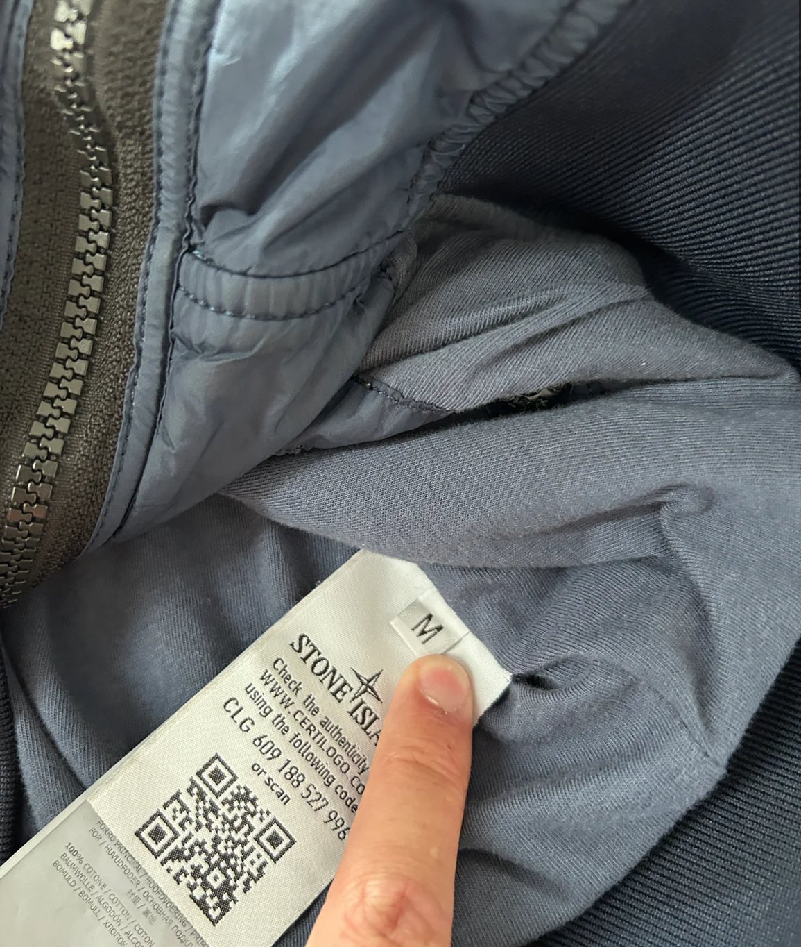 STONE ISLAND NYLON BOMBERJACKET (S)