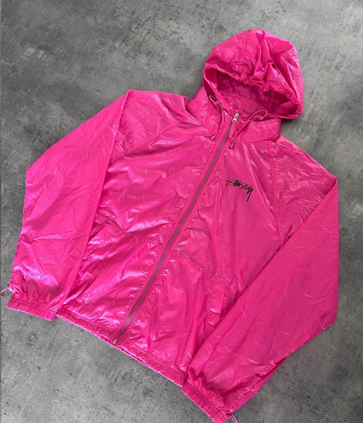 STÜSSY NYLON BEACH SHELL JACKET (M)