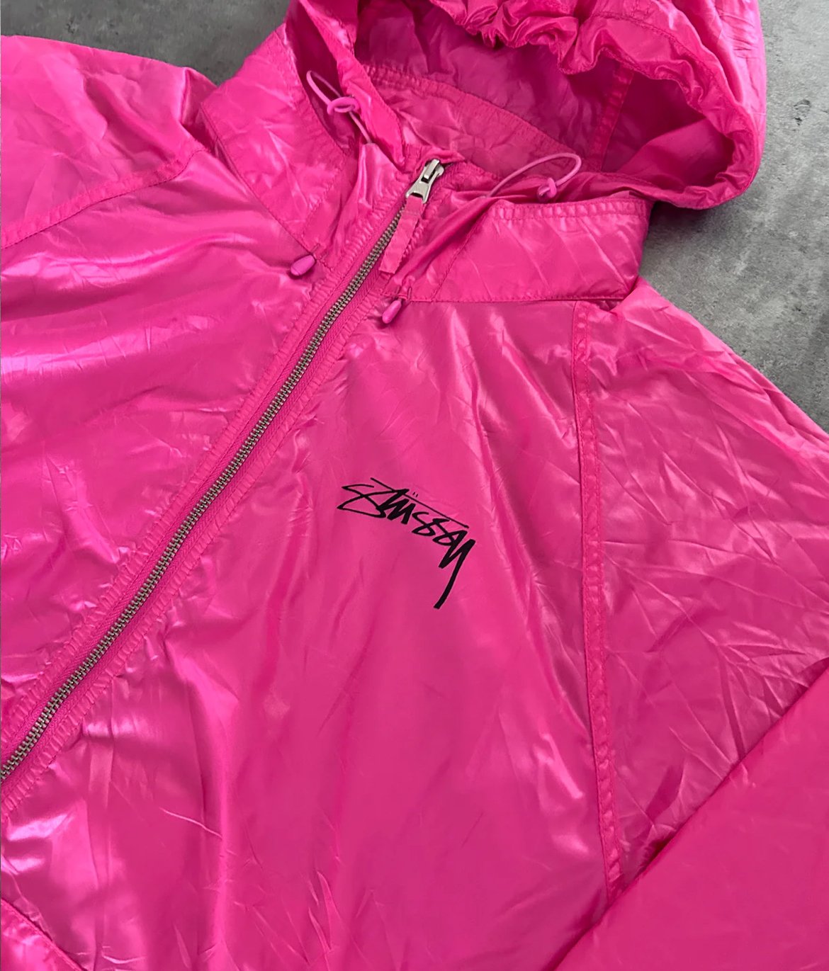STÜSSY NYLON BEACH SHELL JACKET (M)