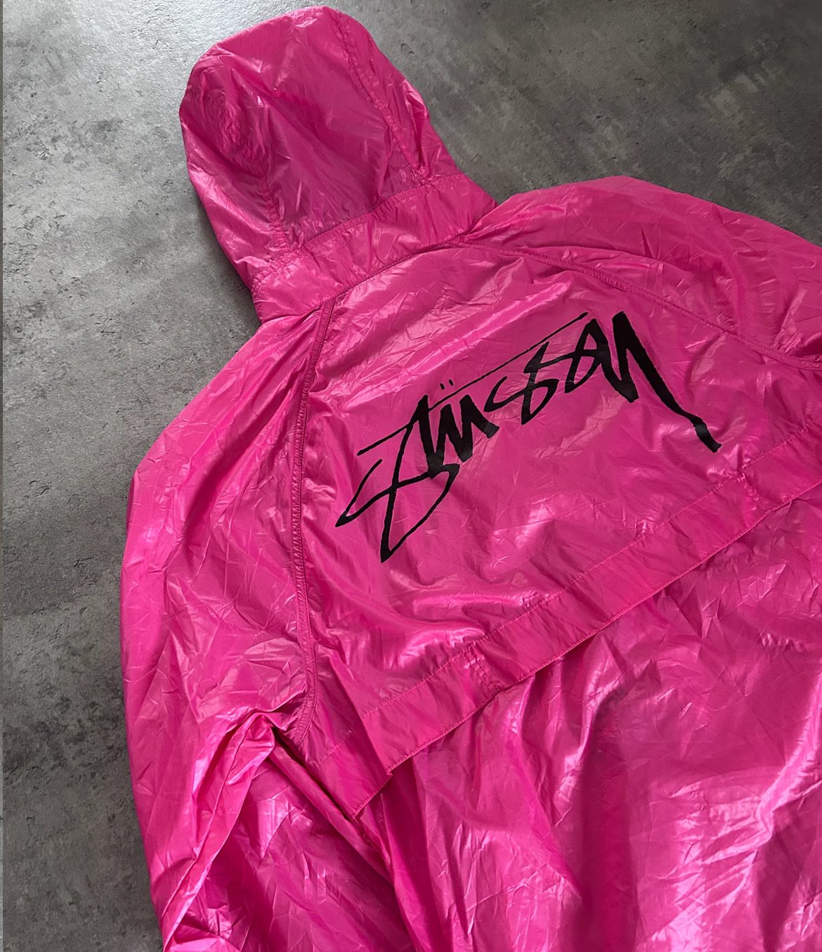 STÜSSY NYLON BEACH SHELL JACKET (M)