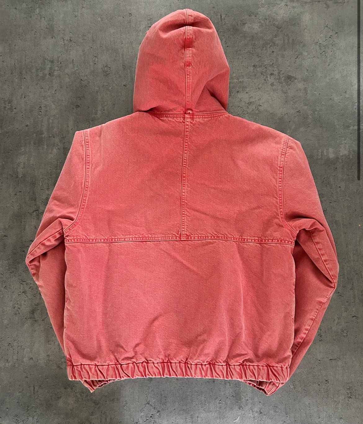 STÜSSY WORKGEAR PINK JAKKE (L)