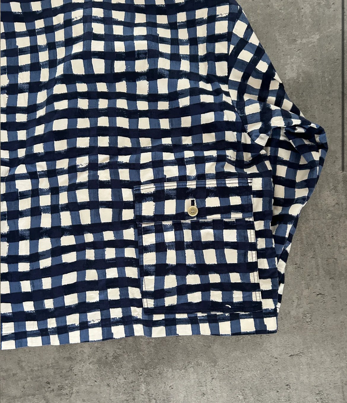 MARNI X UNIQLO JAKKE “BLÅ/HVID” (XL)
