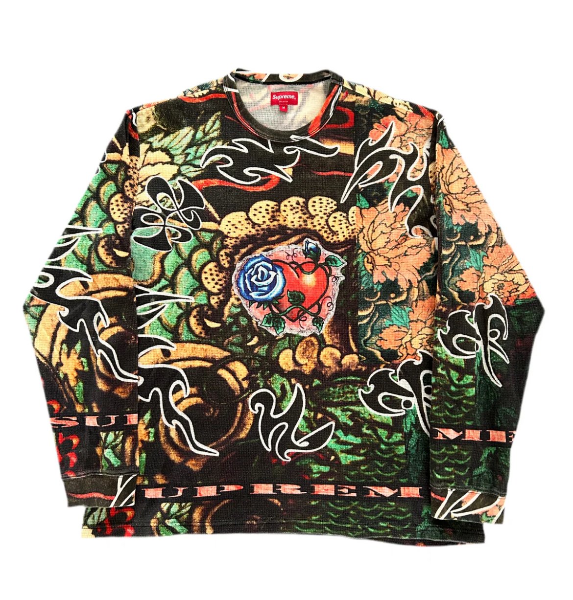 SUPREME SACRED HEART WAFFLE KNIT (M)