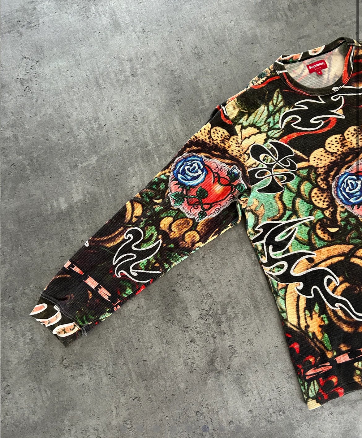 SUPREME SACRED HEART WAFFLE KNIT (M)