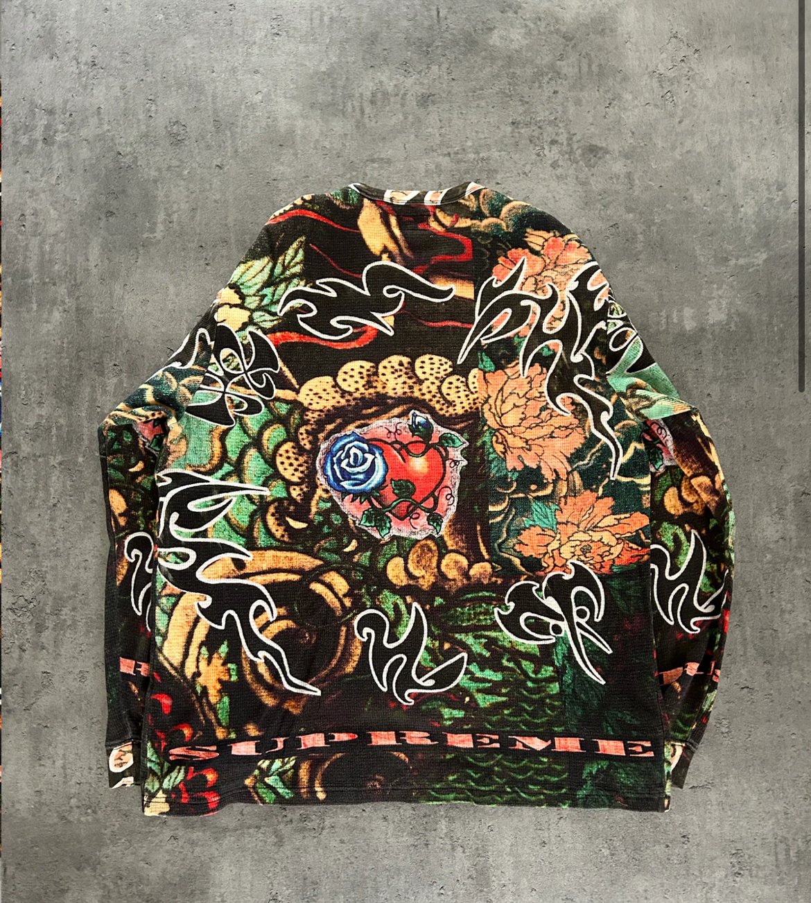 SUPREME SACRED HEART WAFFLE KNIT (M)