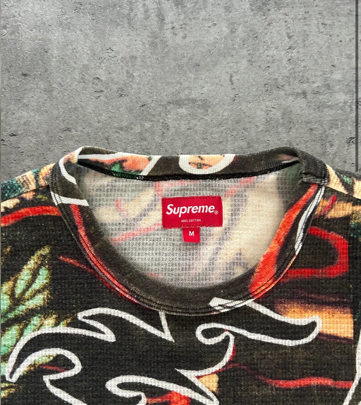 SUPREME SACRED HEART WAFFLE KNIT (M)