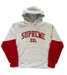 SUPREME XXL HOODIE “ASH GREY” (M)