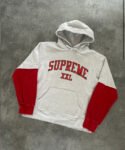 SUPREME XXL HOODIE “ASH GREY” (M)