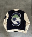 SAUNA “MONEY OVER EVERYTHING” VARSITY JACKET (S)