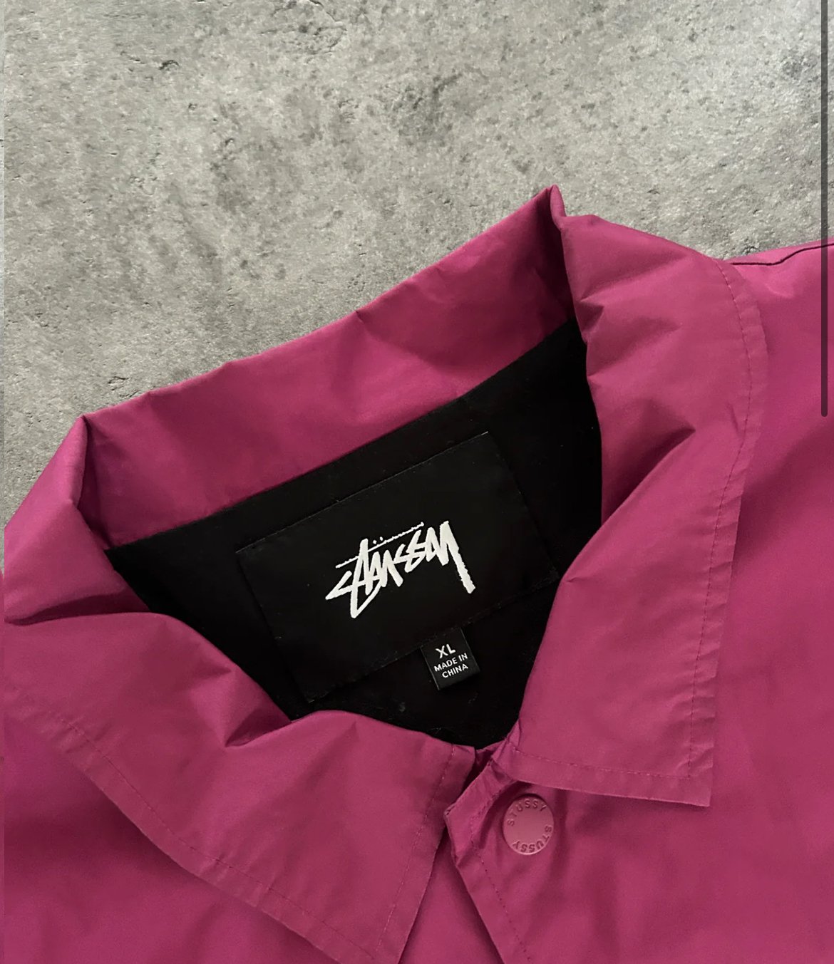 STÜSSY COACH JACKET “PURPLE” (XL)