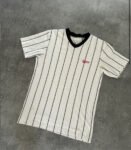 SUPREME PINSTRIPE SOCCER TEE (M)